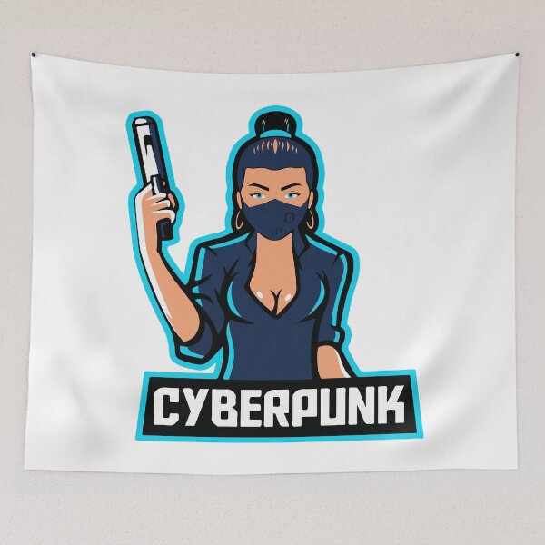 Item preview, Cyberpunk Gaming Logo Icon for Esports and Print on Demand designed and sold by LeoArt007.