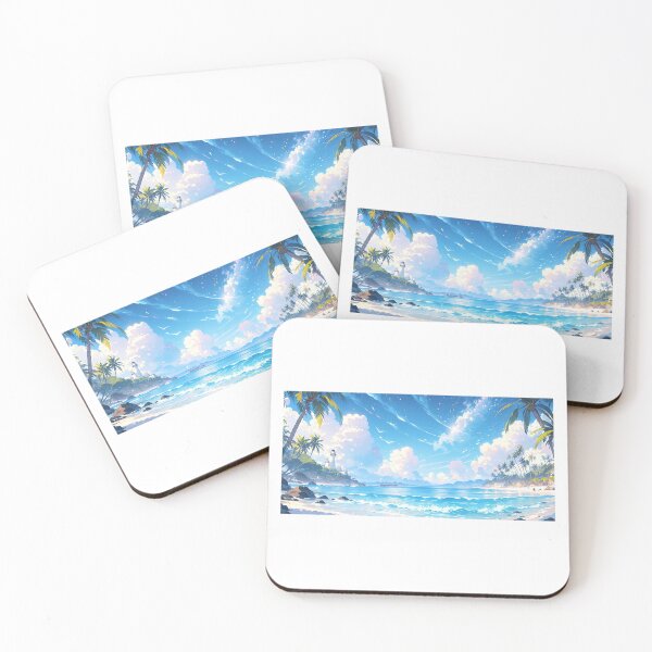 Item preview, Palm Trees and Shimmering Ocean designed and sold by TianLing.