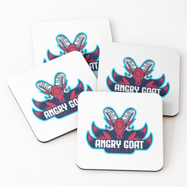 Item preview, Angry Goat Gaming Logo Icon for Esports and Print on Demand designed and sold by LeoArt007.