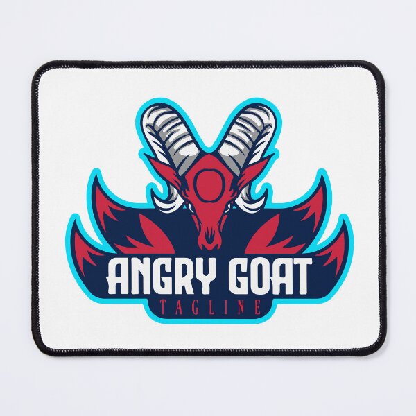 Item preview, Angry Goat Gaming Logo Icon for Esports and Print on Demand designed and sold by LeoArt007.