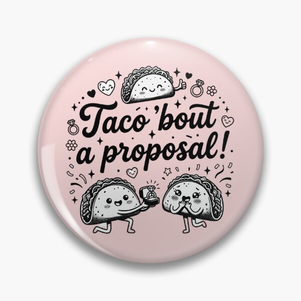 Item preview, Taco Bout A Proposal Cute Funny Engagement Ring Puns designed and sold by MarJul.