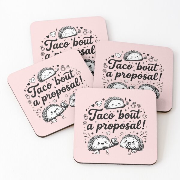 Item preview, Taco Bout A Proposal Cute Funny Engagement Ring Puns designed and sold by MarJul.