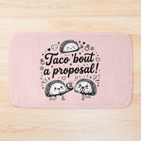 Item preview, Taco Bout A Proposal Cute Funny Engagement Ring Puns designed and sold by MarJul.
