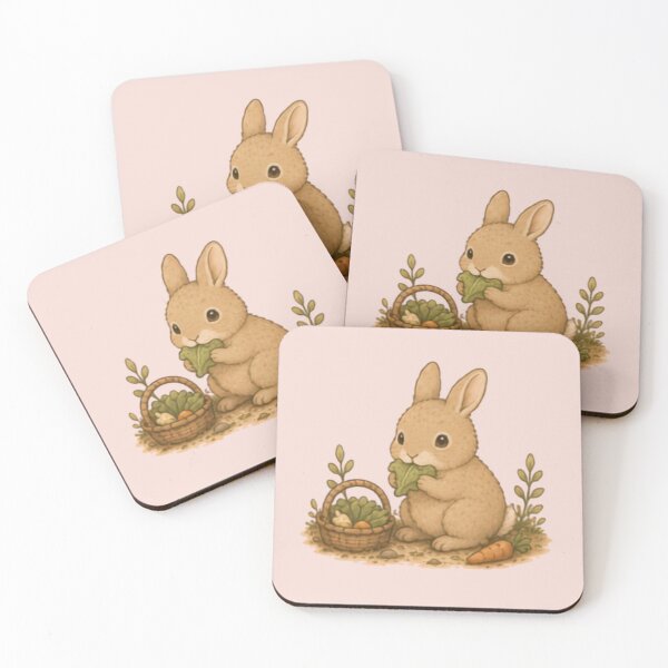 Item preview, Salad Thief Bunny designed and sold by MellowMunchkins.