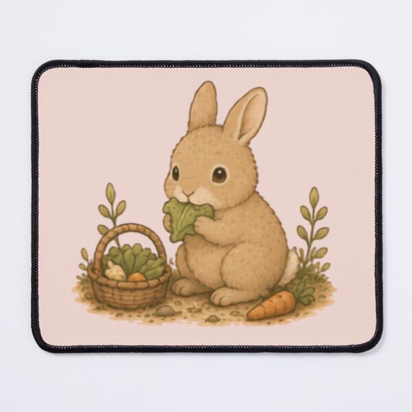 Item preview, Salad Thief Bunny designed and sold by MellowMunchkins.