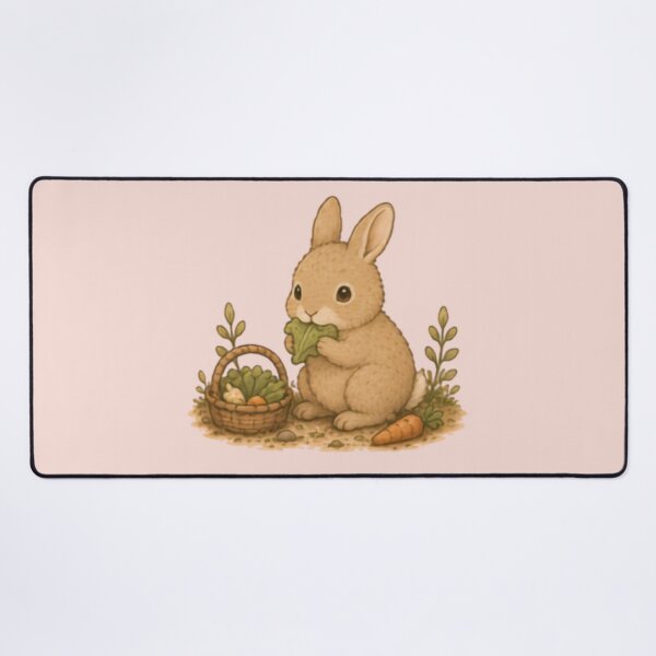 Item preview, Salad Thief Bunny designed and sold by MellowMunchkins.