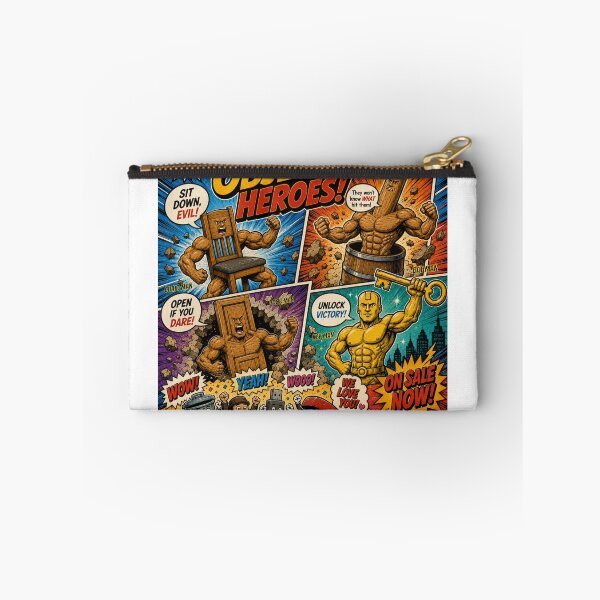 Item preview, Literal English Heroes | Chair Man, Bat Man, Door Man & Key Man designed and sold by YunsCozyCorner.