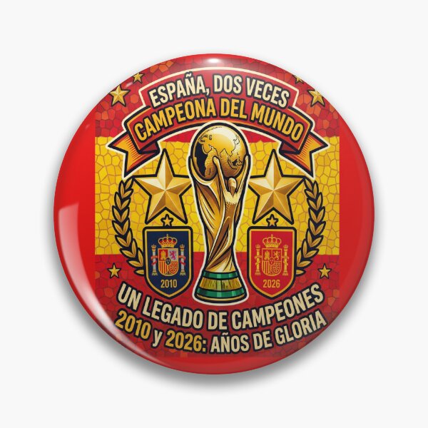 Item preview, Spain World Champions 2026 | Spain Football Champions | Second Star designed and sold by Studio_21.