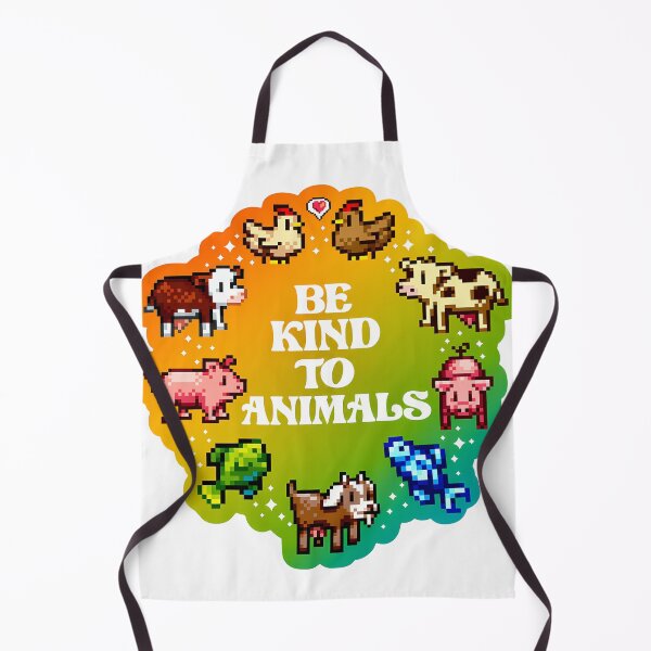 Item preview, Be Kind To Animals Stardew Valley Animal Rights Rainbow designed and sold by tesslstmoved.