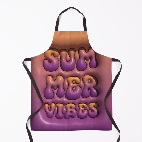 Item preview, Summer Vibes Puffy 3D Bubble Letters in Purple designed and sold by AniDragonfly.