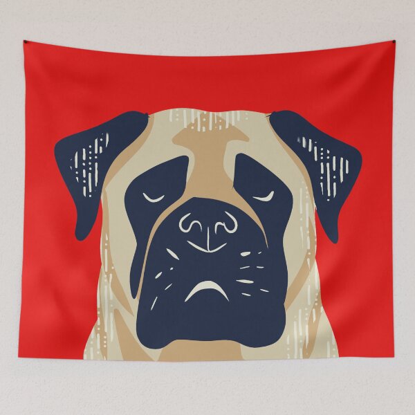 Item preview, English Bullmastiff Dog designed and sold by IvysCreativityHouse.