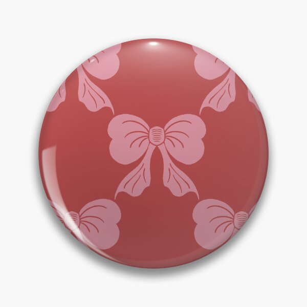 Item preview, Large Coquette Pink Bows on Bold Red Trellis designed and sold by DColourMuse.