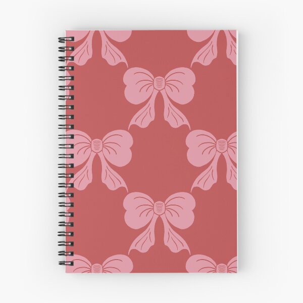 Item preview, Large Coquette Pink Bows on Bold Red Trellis designed and sold by DColourMuse.