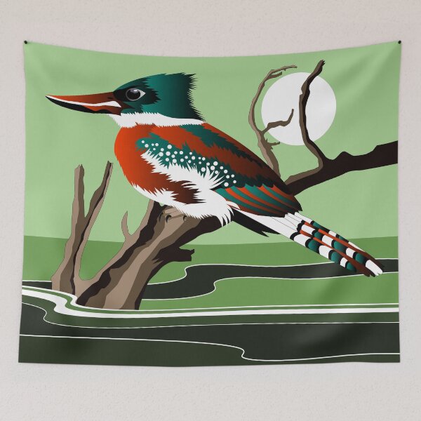 Item preview, Green Kingfisher designed and sold by Graham Colton.