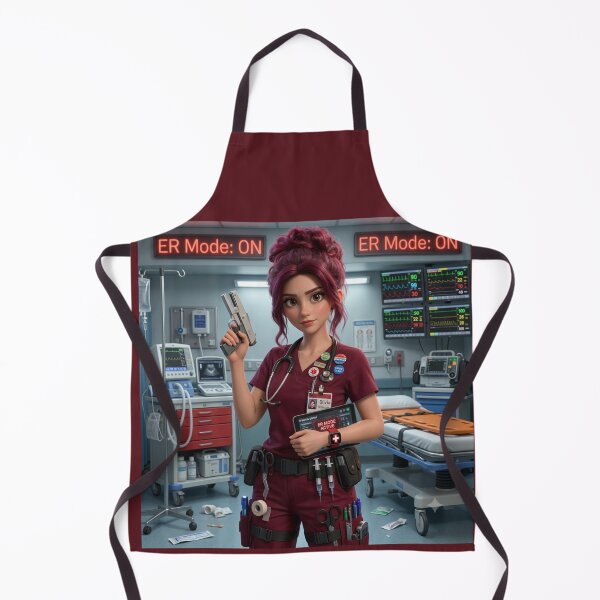 Item preview, ER Mode On Nurse Olivia Emergency Room Trauma Nurse designed and sold by Nurse Craft Studio.