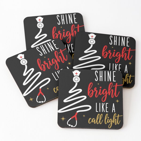 Item preview, Shine Bright Like A Call Light Funny Nurse Christmas designed and sold by haitrieuic96.