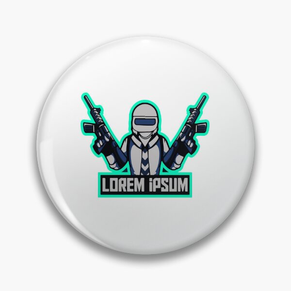 Item preview, Dual Weapon Gaming Mascot Logo Icon for Esports and Print on Demand designed and sold by LeoArt007.
