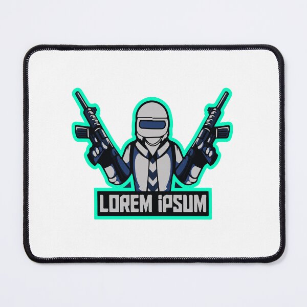 Item preview, Dual Weapon Gaming Mascot Logo Icon for Esports and Print on Demand designed and sold by LeoArt007.