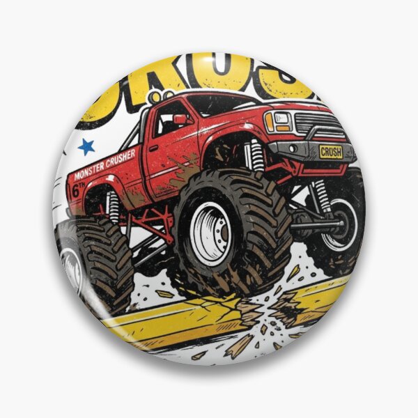 Item preview, Ready To Crush Sixth Grade Monster Truck Back To School Boys designed and sold by raedattia.