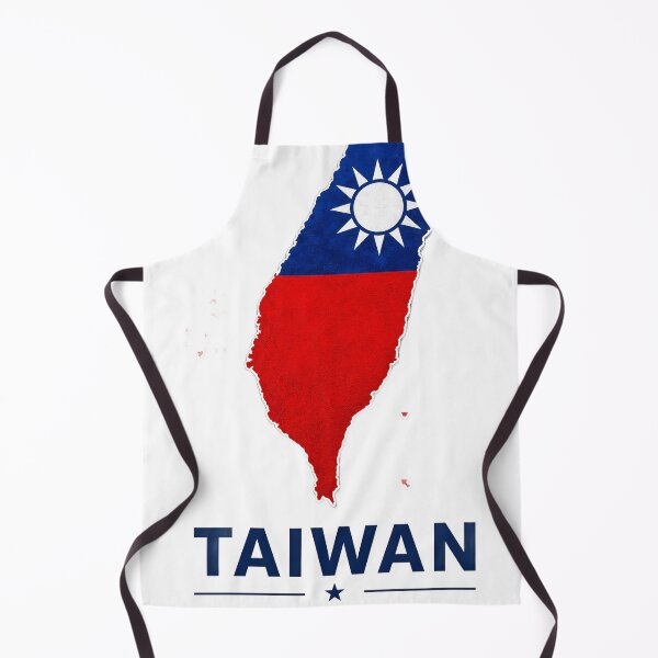 Item preview, Taiwan Map with National Flag Design designed and sold by ali prints.