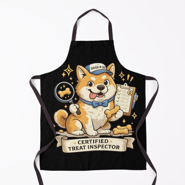 Item preview, Certified Treat Inspector Funny Dog designed and sold by CreativeMindsetLab.