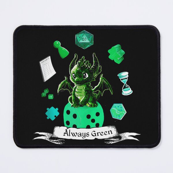 Item preview, Always Green Dragon Board Game RPG Gamer designed and sold by MOnnroyu.