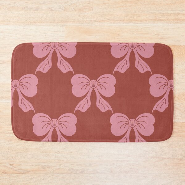 Item preview, Large Coquette Pink Bows on Rustic Terracotta Trellis designed and sold by DColourMuse.