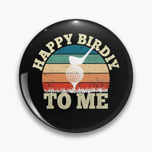 Item preview, Happy Birdie To Me Funny Golf Birthday Pun Retro Silhouette designed and sold by haitrieuic96.