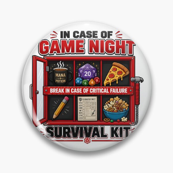 Item preview, Funny DND Tabletop RPG Game Night Survival Kit designed and sold by BadhbhLoot.