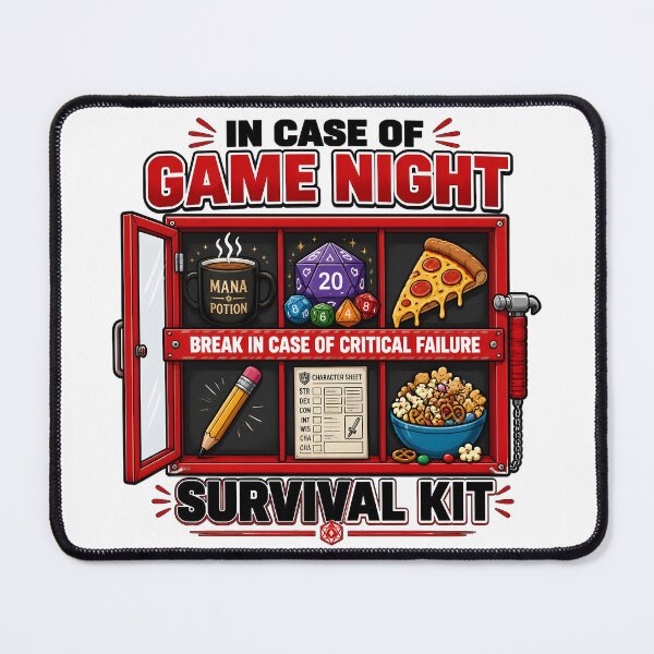 Item preview, Funny DND Tabletop RPG Game Night Survival Kit designed and sold by BadhbhLoot.
