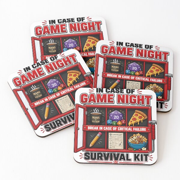 Item preview, Funny DND Tabletop RPG Game Night Survival Kit designed and sold by BadhbhLoot.