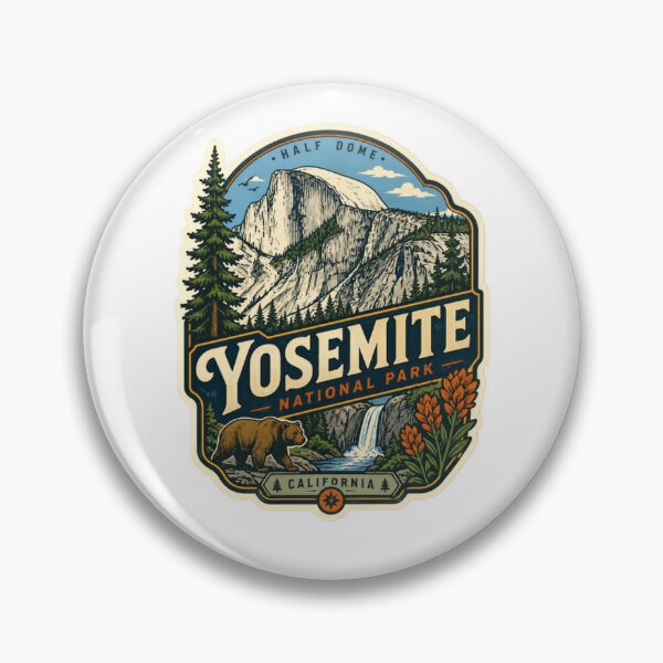 Item preview, Half Dome Yosemite National Park California Mountain Hiking Explorer designed and sold by Simsimah26Parks.