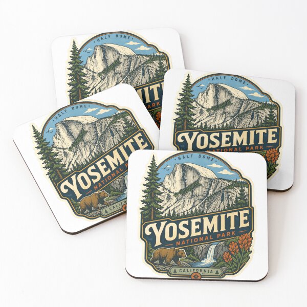 Item preview, Half Dome Yosemite National Park California Mountain Hiking Explorer designed and sold by Simsimah26Parks.