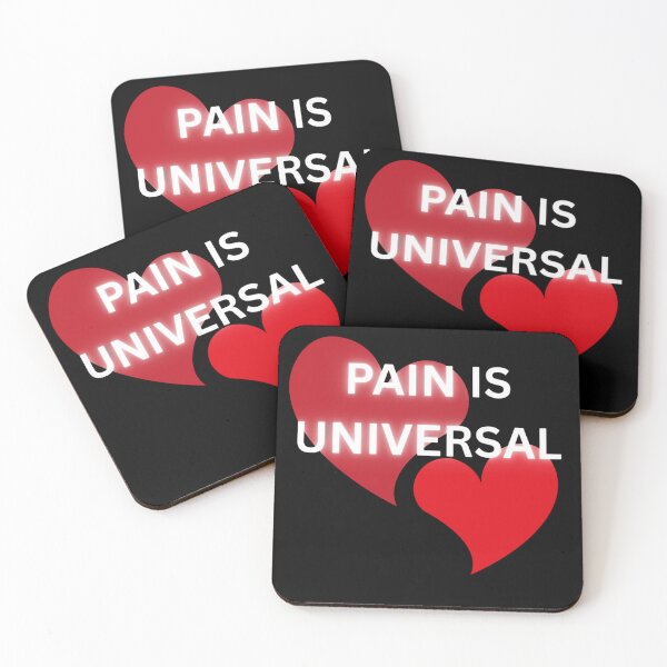 Item preview, Pain Is Universal Heart Graphic Design designed and sold by Iambuzze.