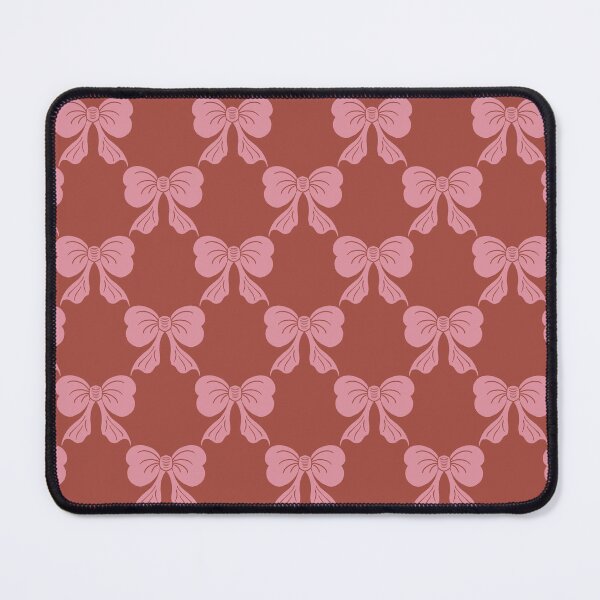 Item preview, Medium Coquette Pink Bows on Rustic Terracotta Trellis designed and sold by DColourMuse.