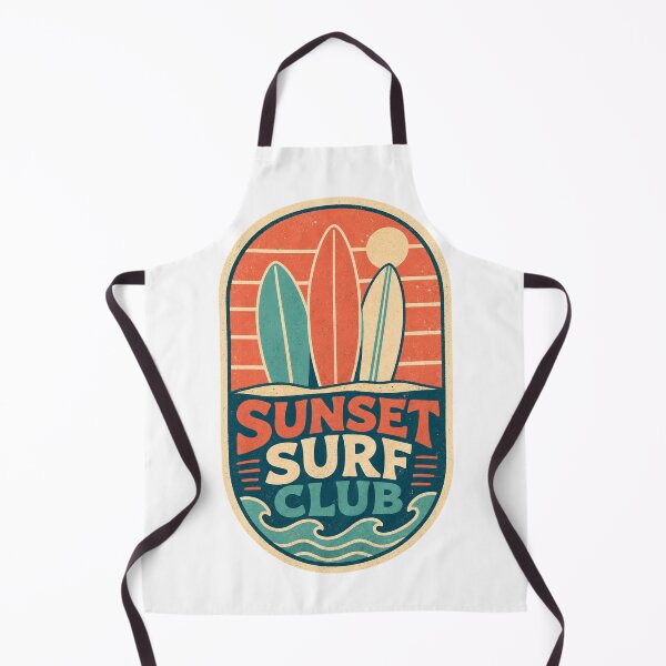 Item preview, Sunset Surf Club Badge designed and sold by aihrgdesign.