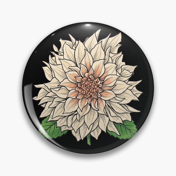 Item preview, Vintage Halftone Dahlia Café au Lait Comix Art designed and sold by FreiherrPK.
