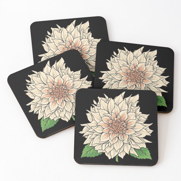 Item preview, Vintage Halftone Dahlia Café au Lait Comix Art designed and sold by FreiherrPK.