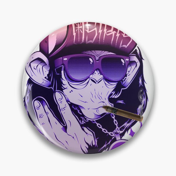 Item preview, cool monkey designed and sold by BubbleArt001.