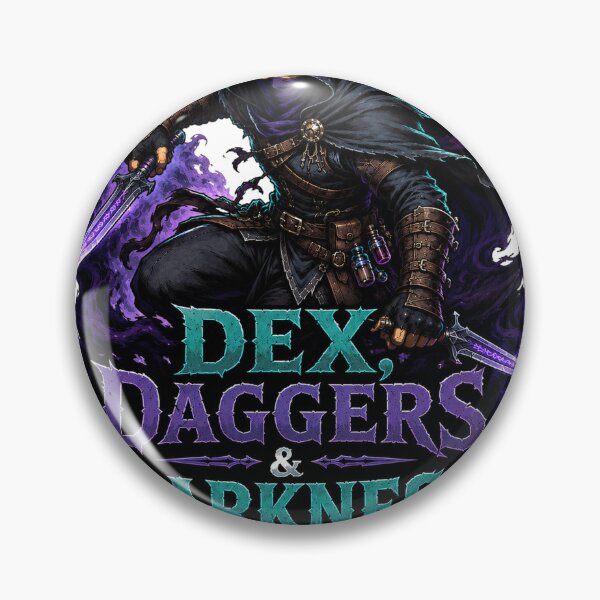 Artikelvorschau, Dex Daggers Darkness Rogue Tabletop Gaming entworfen und verkauft von BartArtPhoto.