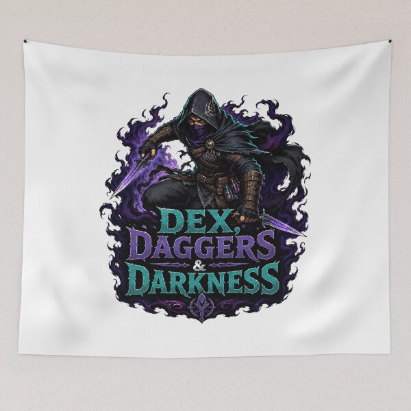 Item preview, Dex Daggers Darkness Rogue Tabletop Gaming designed and sold by BartArtPhoto.