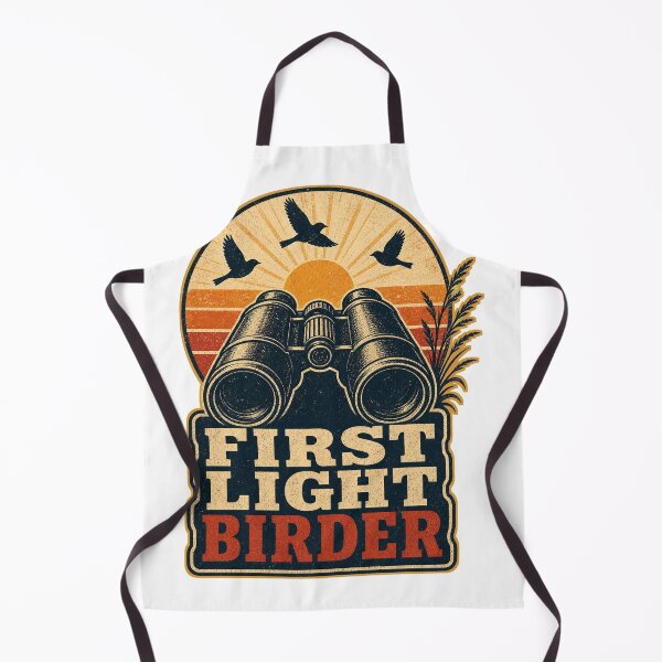 Item preview, Birdwatching T Shirt Vintage First Light Birder designed and sold by Freshloop Studio | Whimsical Vintage Art.