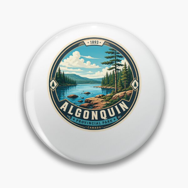Item preview, 1893 Algonquin Provincial Park Canada Wilderness Travel Souvenir designed and sold by Simsimah26Parks.