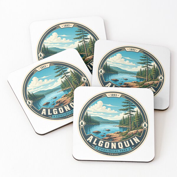 Item preview, 1893 Algonquin Provincial Park Canada Wilderness Travel Souvenir designed and sold by Simsimah26Parks.