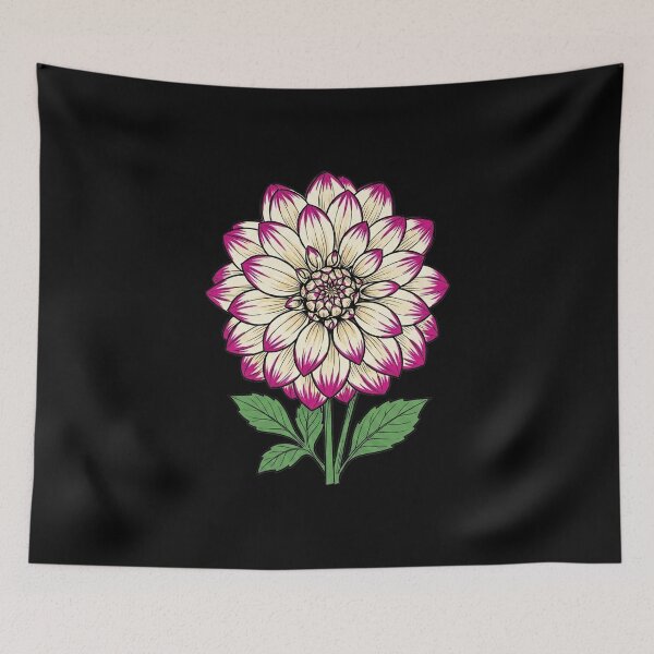 Item preview, Vintage Halftone Dahlia Geerlings Sorbet Comic Art designed and sold by FreiherrPK.