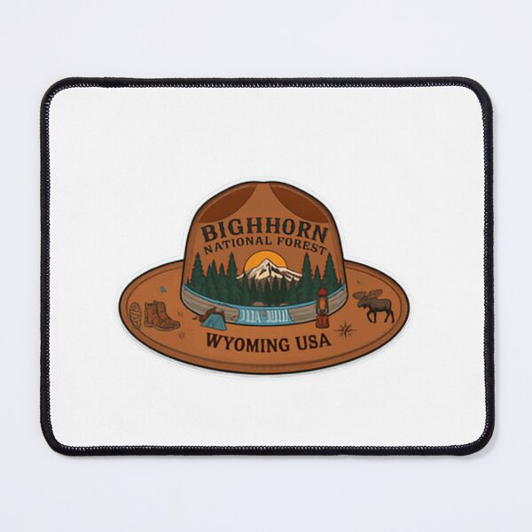 Item preview, Bighorn National Forest Wyoming USA Outdoor Adventure National Park Hiking Camper designed and sold by Simsimah26Parks.