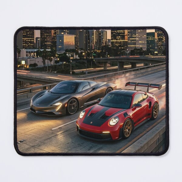 Item preview, Potrait of two cars modern art designed and sold by paristalley.