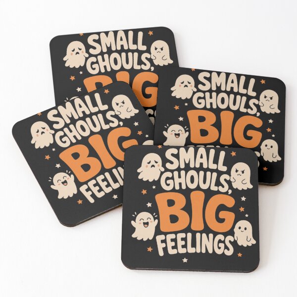 Item preview, Small Ghouls Big Feelings Cute Retro Spooky Halloween designed and sold by haitrieuic96.