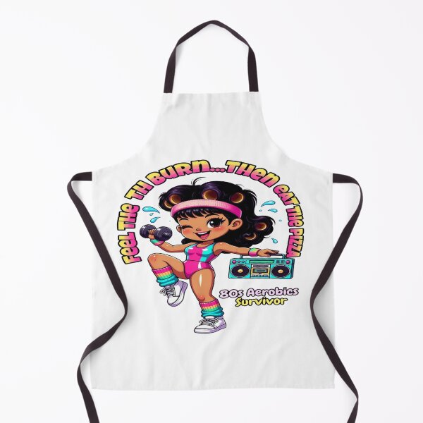 Item preview, 80s Aerobics Survivor T-Shirt – Feel the Burn, Then Eat the Pizza! | Funny Retro Workout Graphic Tee | Vintage Fitness Shirt designed and sold by Sushikidsntoddlers.