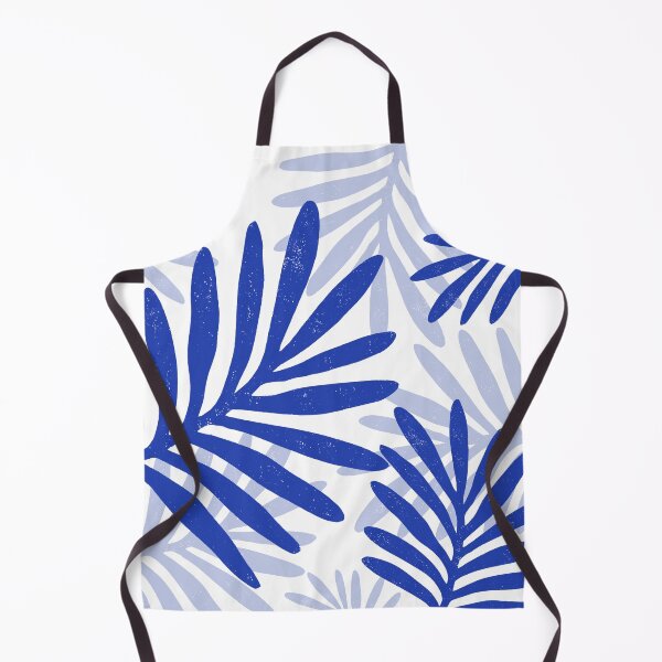 Item preview, Blue Tropical Palm Leaves Pattern | Modern Botanical Minimalist Jungle Illustration designed and sold by Ramona-Gliga.